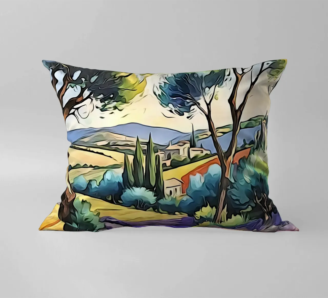 Paesaggio in Provenza cuscino da ZAMART