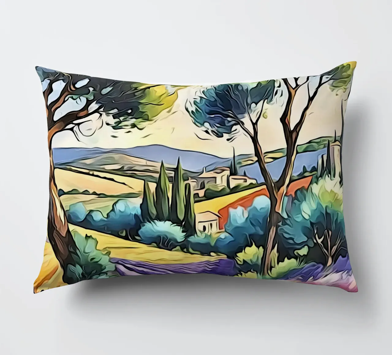 Paesaggio in Provenza cuscino da ZAMART
