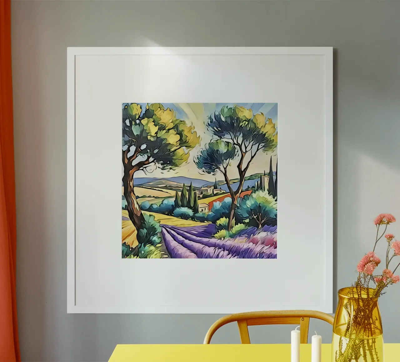 Landscape in Provence hahnemühle by ZAMART