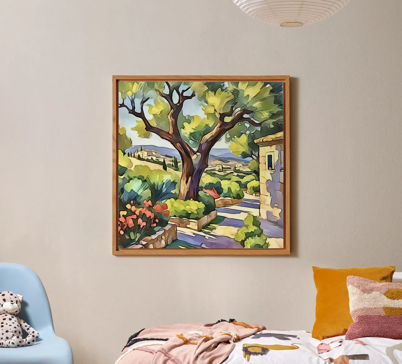 Landscape in Provence #2 forex plate by ZAMART