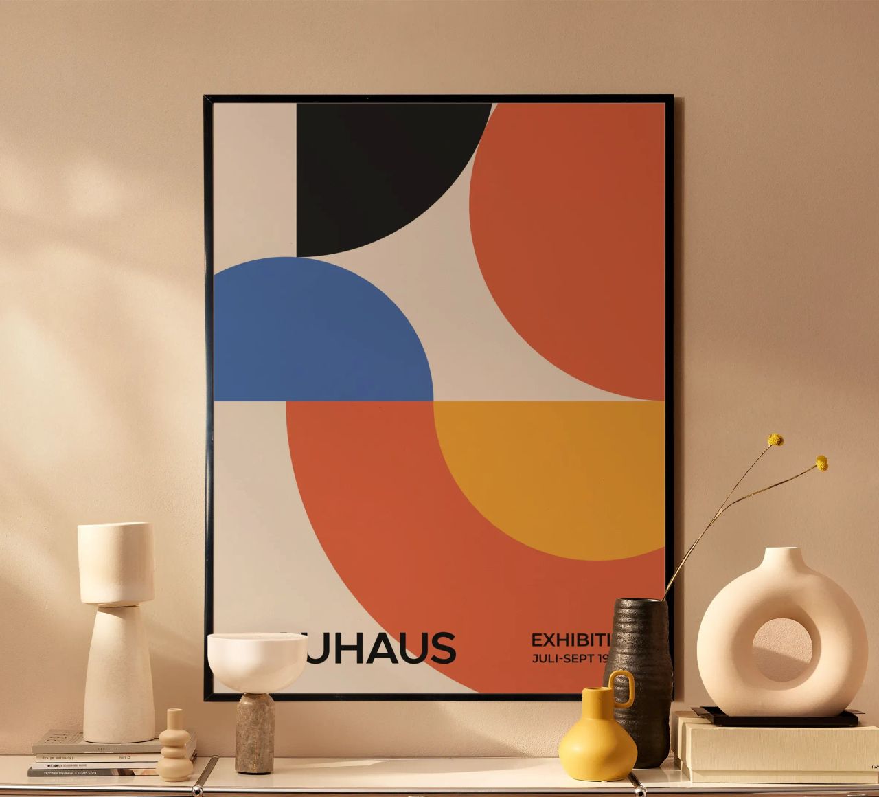 Exposition Bauhaus 1923 Cercle 03 poster de Paigaam Studio