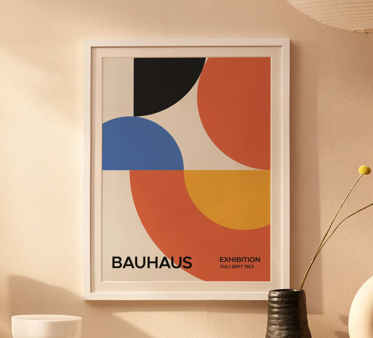 Bauhaus 1923 Exhibition Circle 03 poster by Paigaam Studio