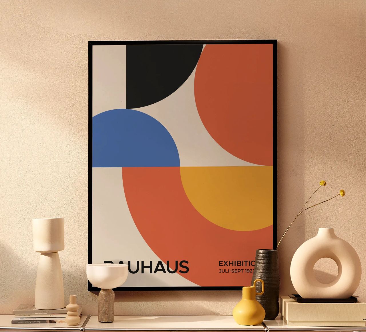 Exposition Bauhaus 1923 Cercle 03 poster de Paigaam Studio