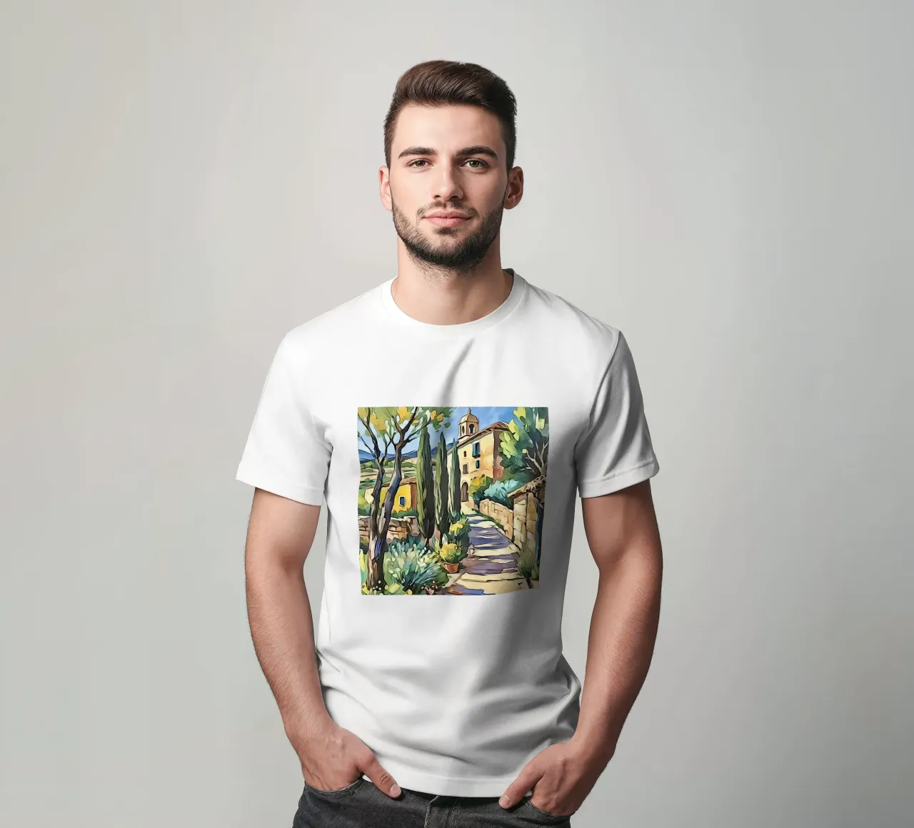 Paesaggio in Provenza #3 t-shirt da ZAMART