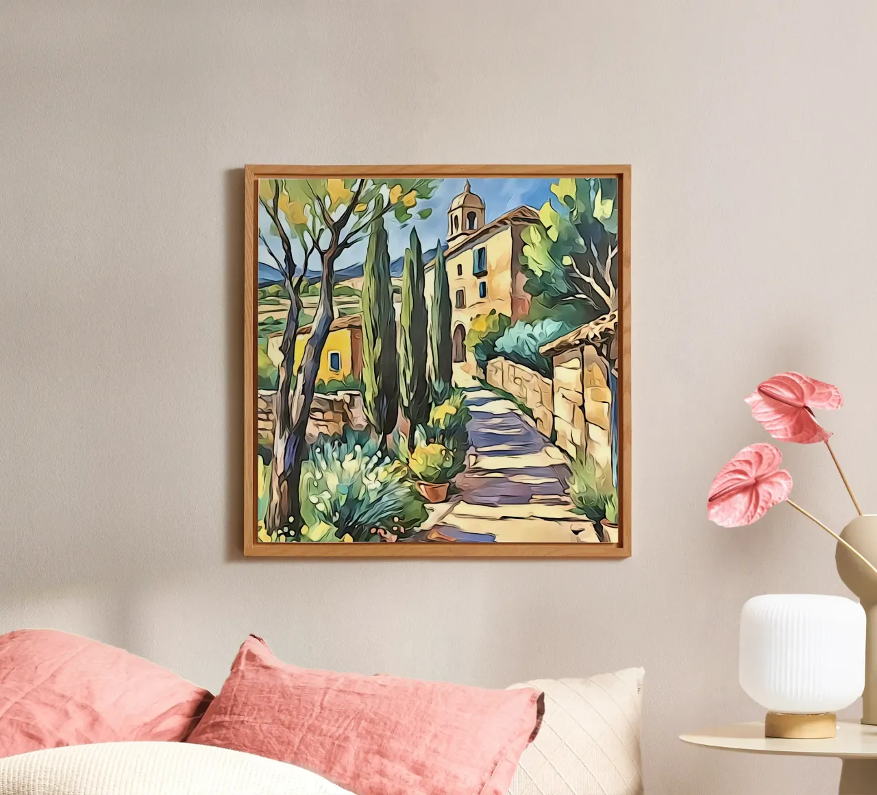 Landschaft in der Provence #3 Forex-Platte von ZAMART