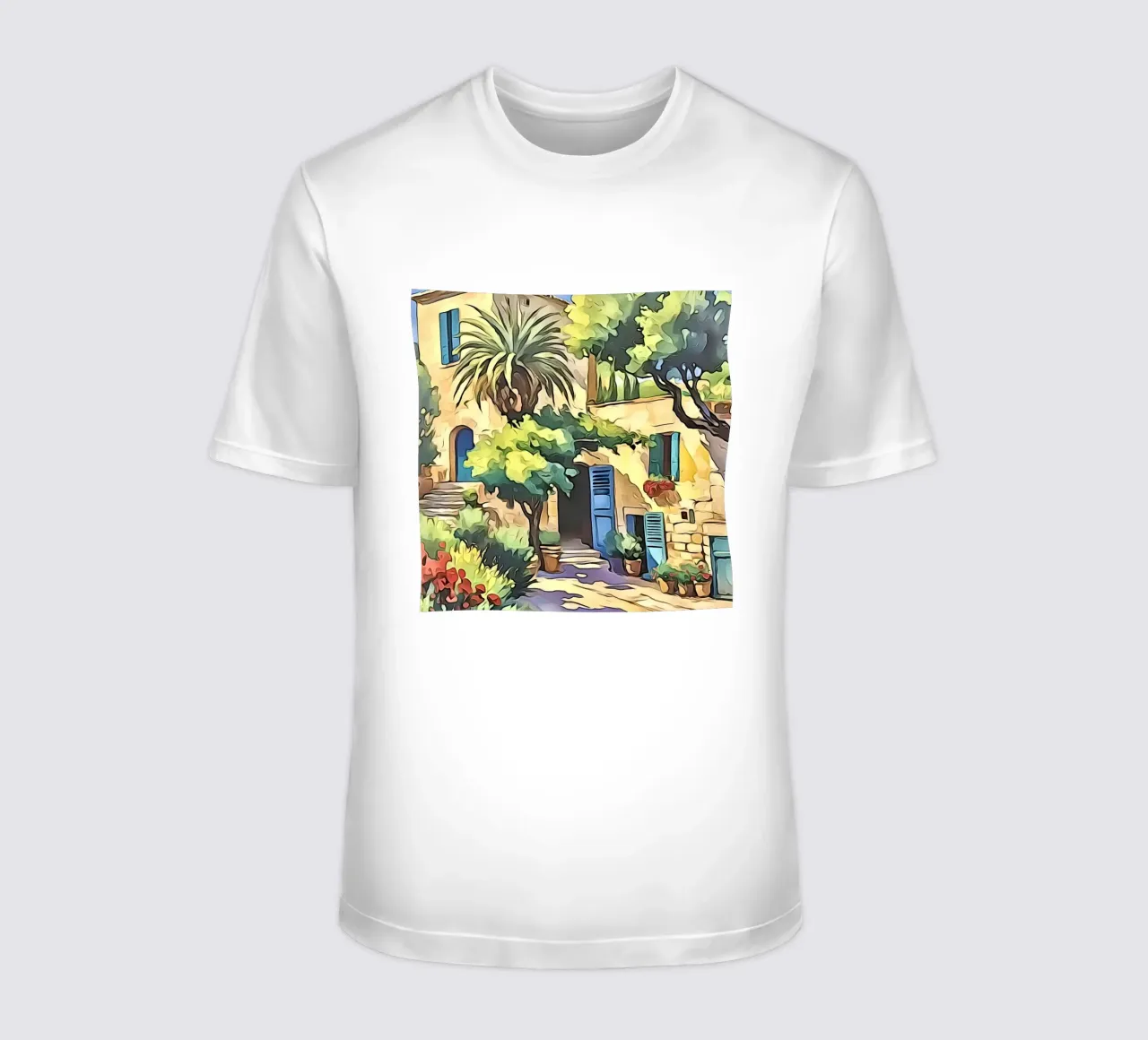 Landscape in Provence #4 t-shirt by ZAMART