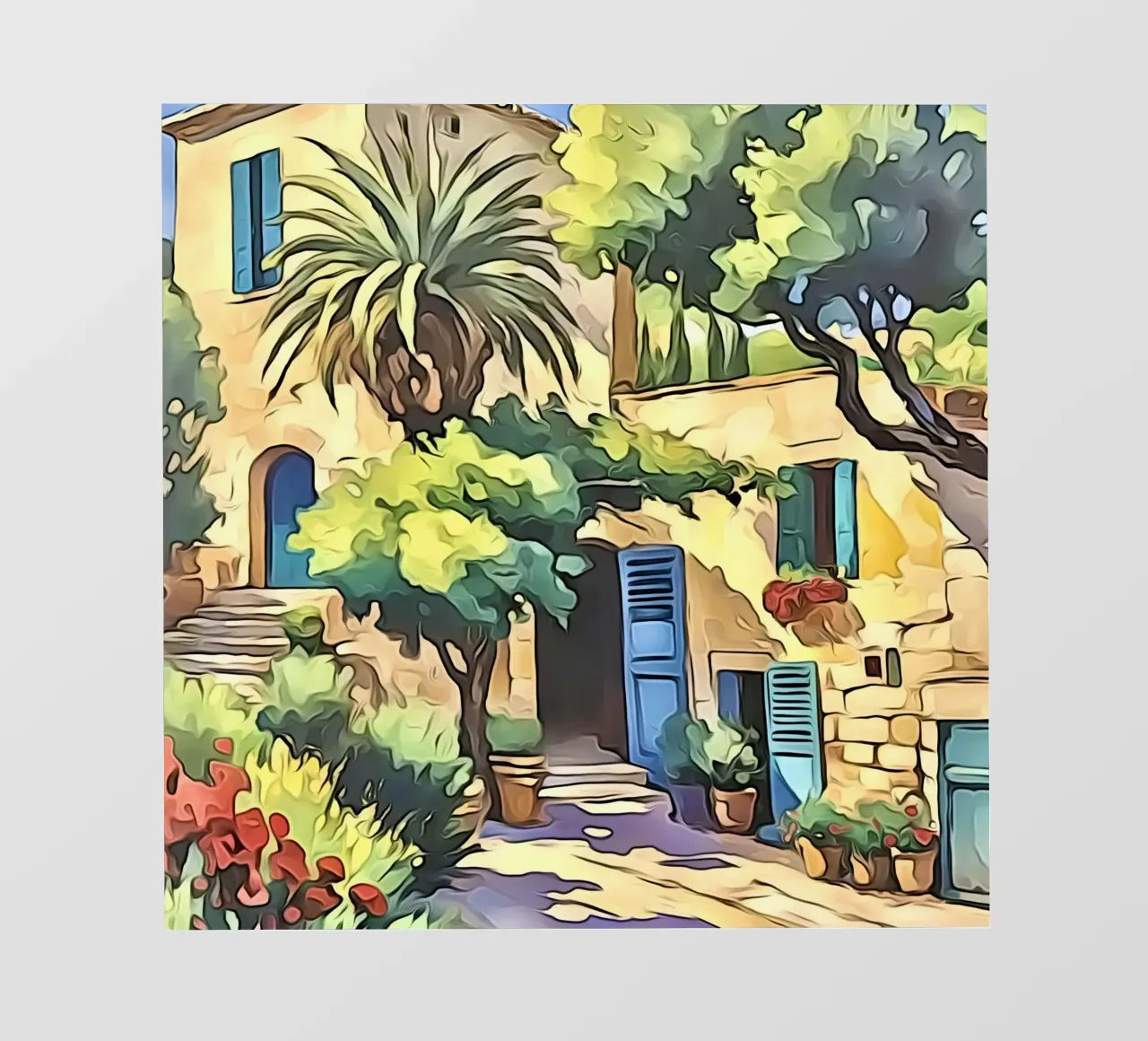 Paesaggio in Provenza #4 pellicola backlit da ZAMART