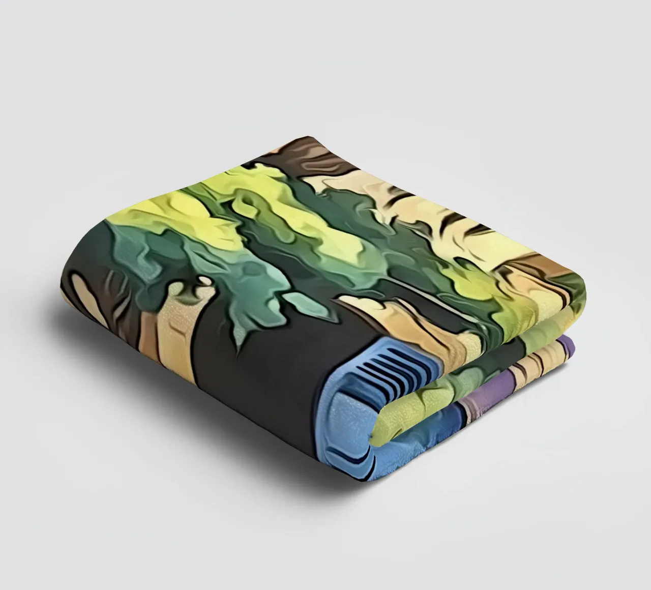 Landscape in Provence #4 towel by ZAMART