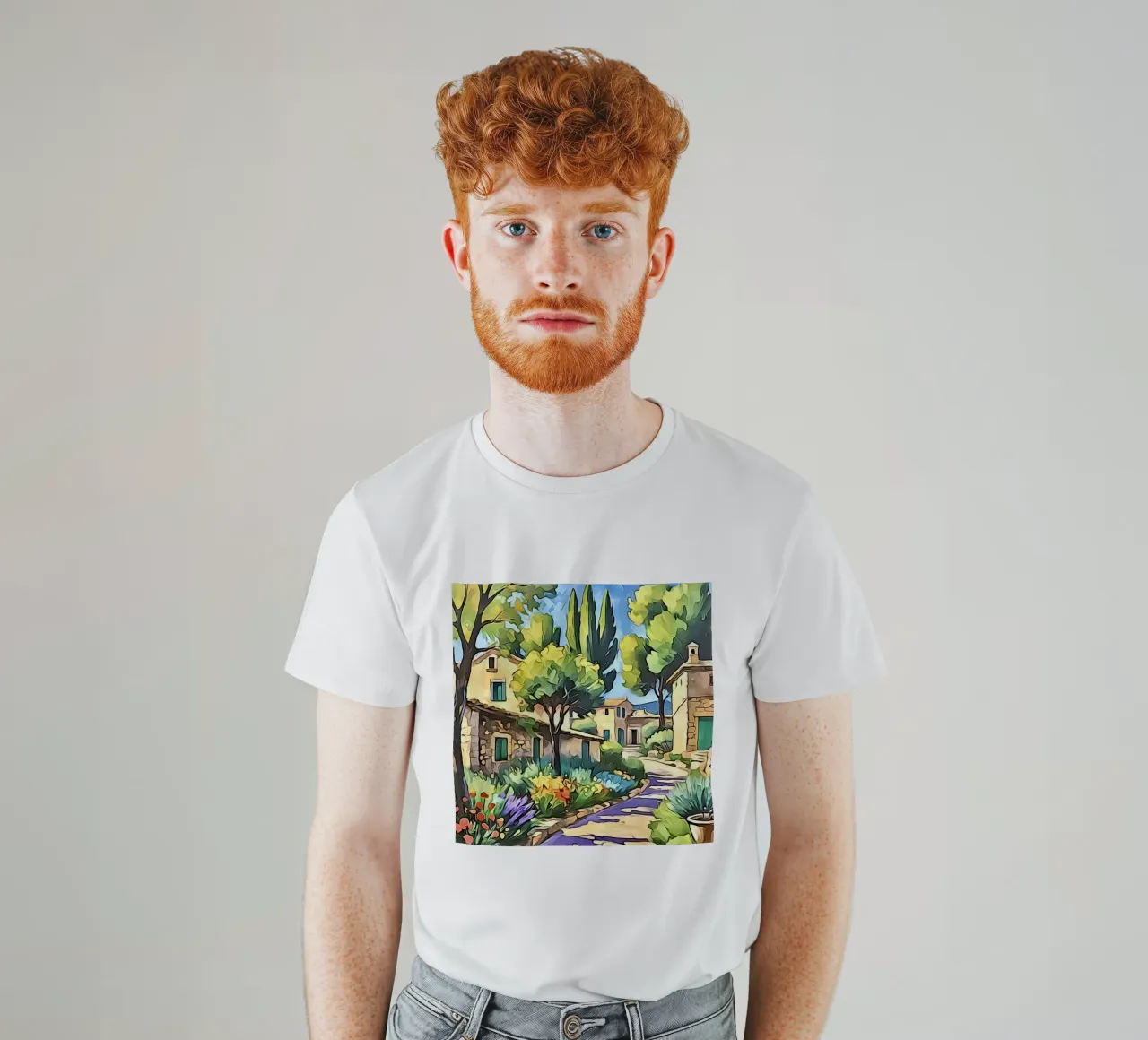 Landscape in Provence #5 t-shirt by ZAMART