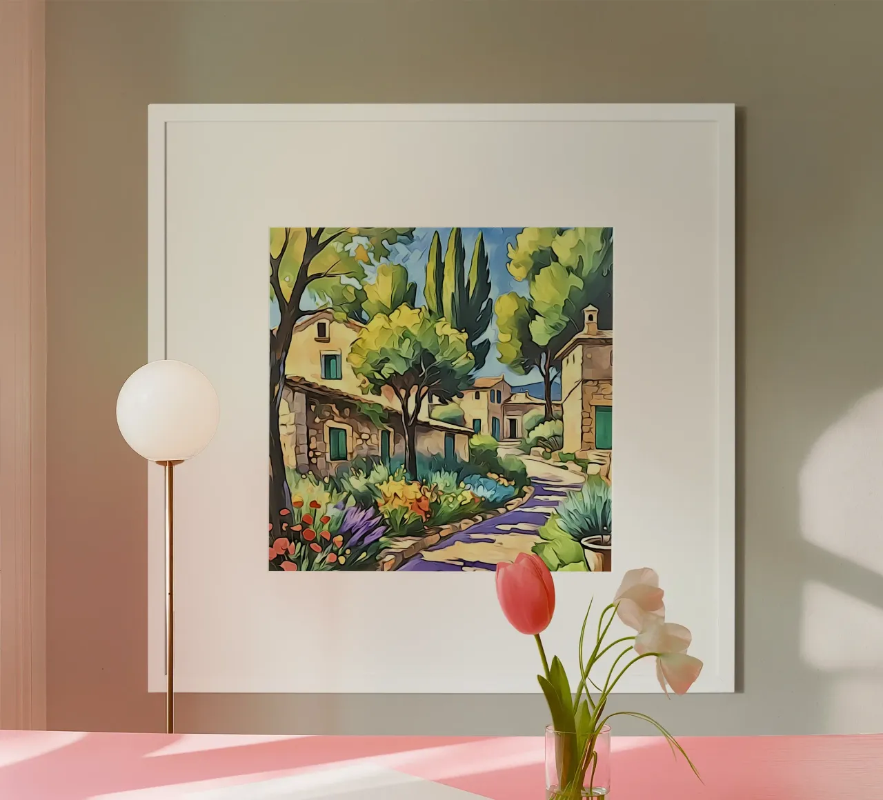 Paesaggio in Provenza #5 carta hahnemühle da ZAMART