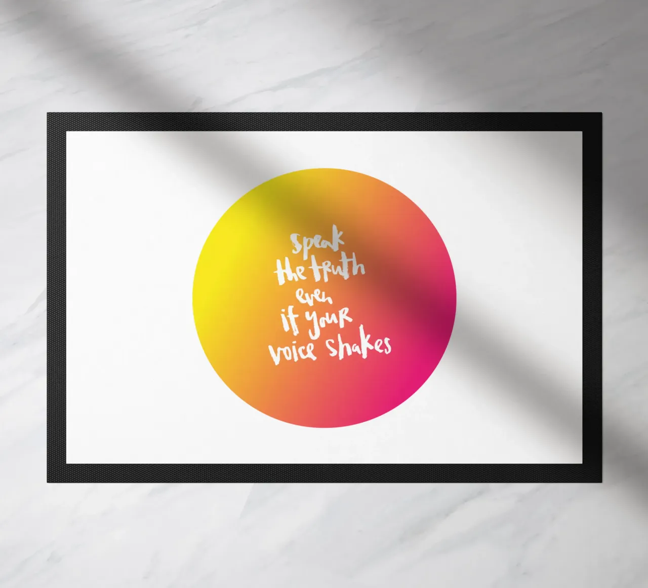 Speak the Truth zerbino da Brushmeetspaper