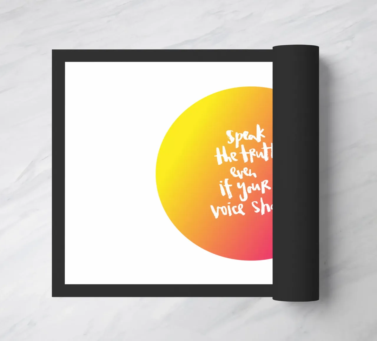 Speak the Truth zerbino da Brushmeetspaper