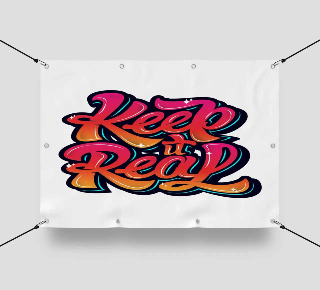 Keep It Real Typo Style Trending Now PVC Plane von Urban Life