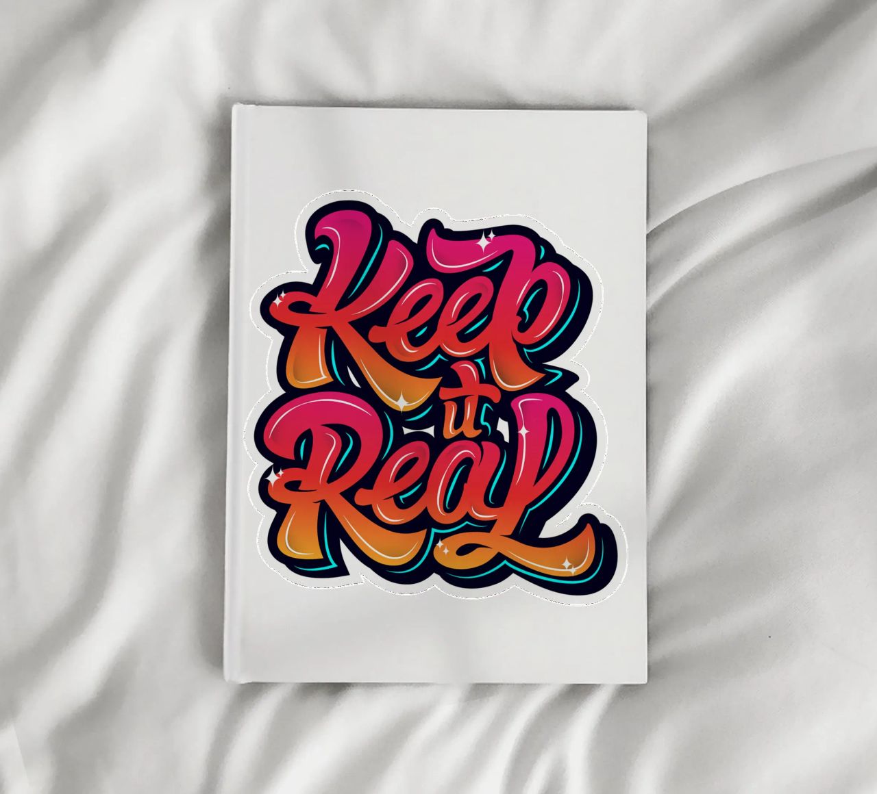 Keep It Real Typo Style Trending Now notebook by Urban Life