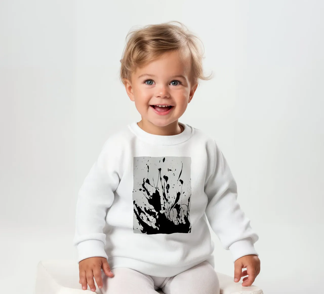 Lift Me Up baby sweatshirt by rebeccaannemaclean