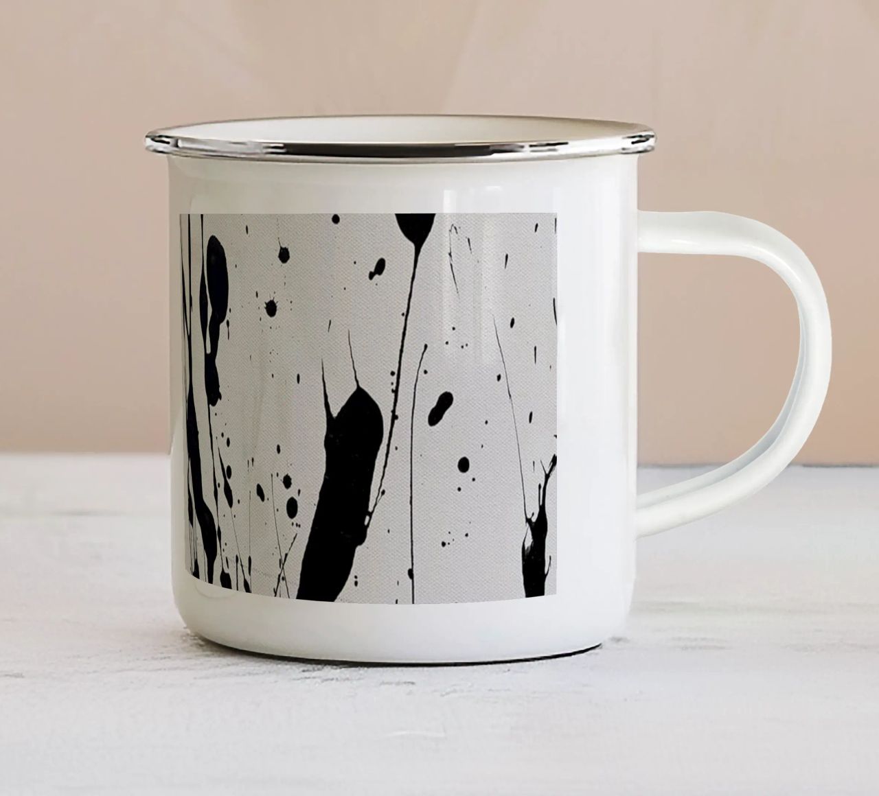 Sollevami tazza in smalto da rebeccaannemaclean