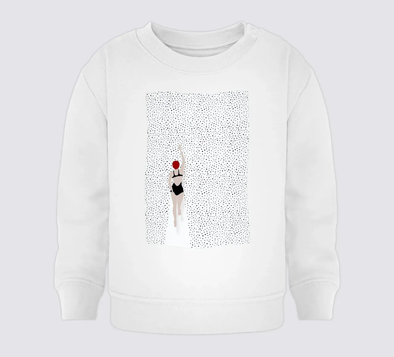 Punktschwimmer felpa neonato da Amy & Kurt