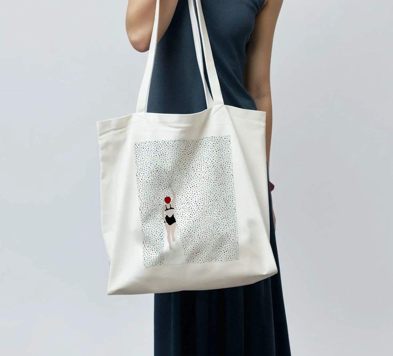 Punktschwimmer tote bag by Amy & Kurt