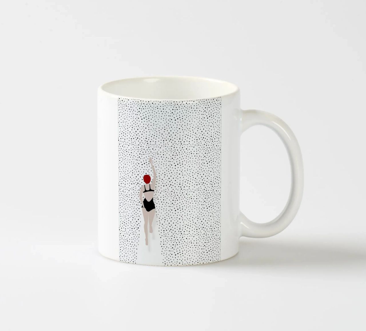Punktschwimmer mug en céramique de Amy & Kurt