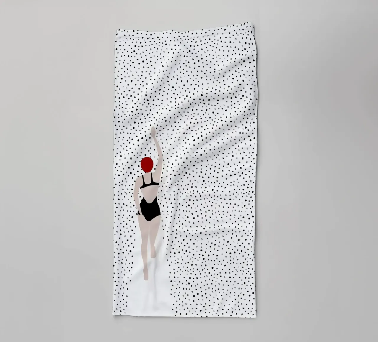 Punktschwimmer serviette de bain de Amy & Kurt