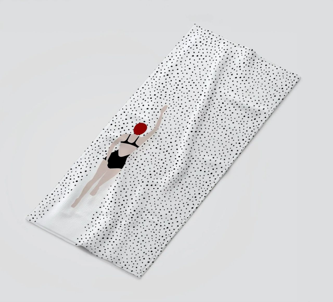 Punktschwimmer beach towel by Amy & Kurt