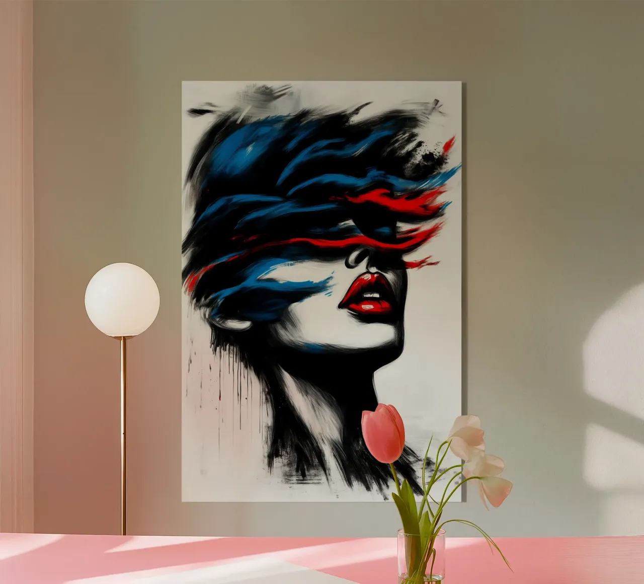 Silhouette tempestosa - Un gioco di colori e movimento plexiglass da melipo-art