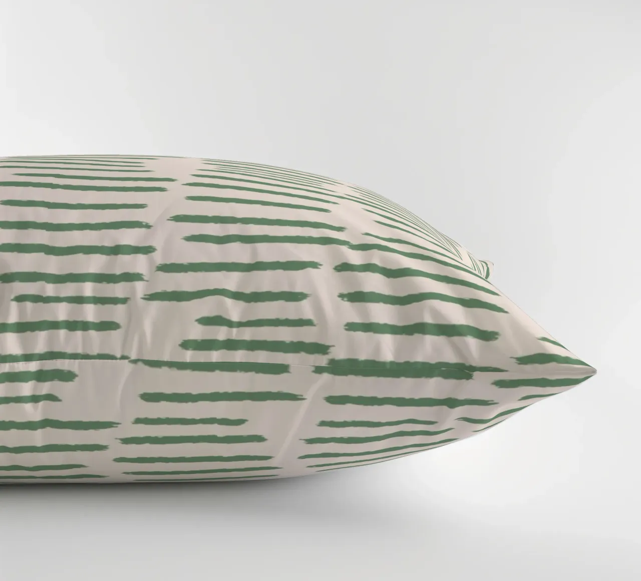 Strisce organiche a pennello - Salvia astratta minimalista boho cuscino da susanacosta