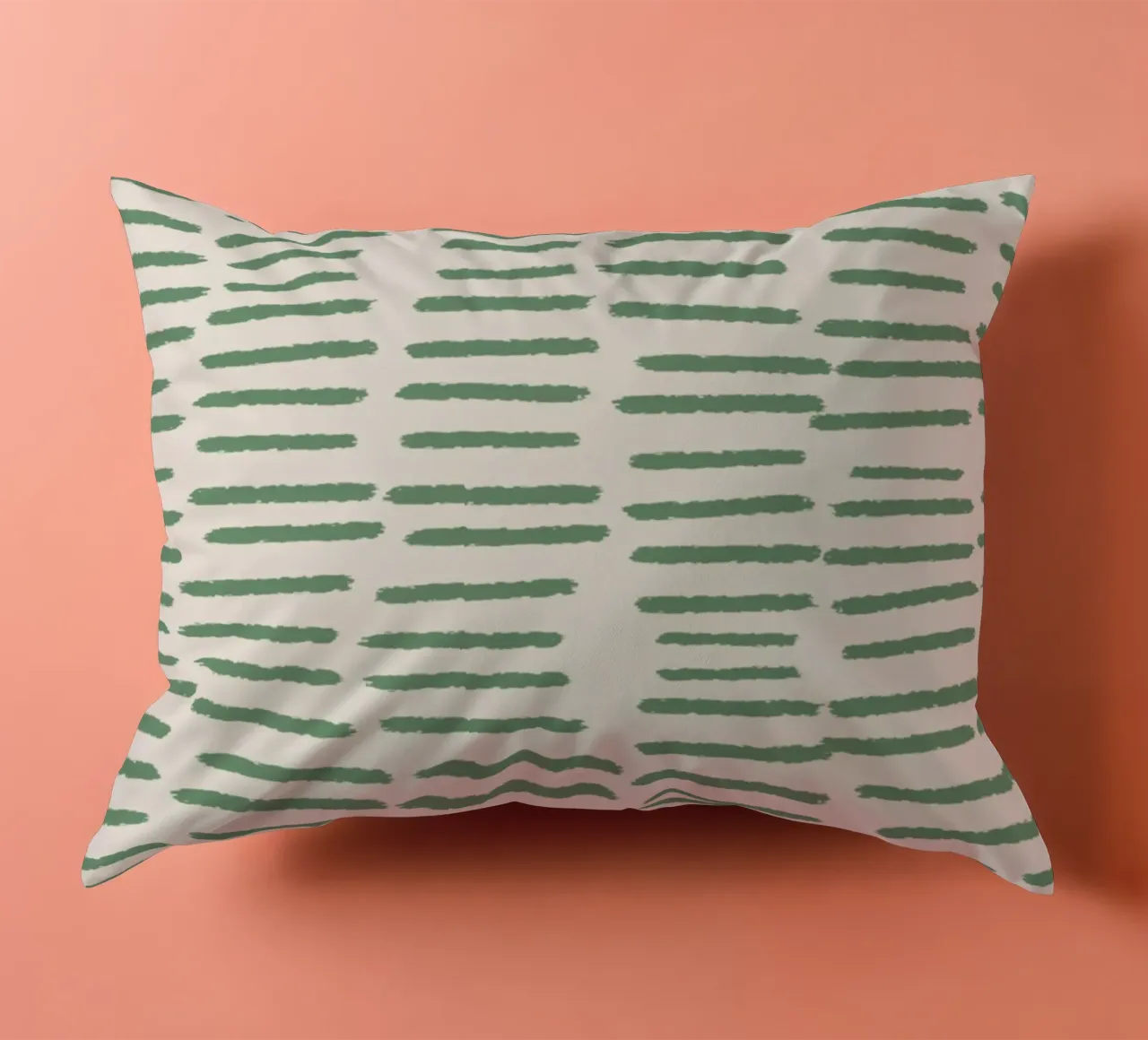 Strisce organiche a pennello - Salvia astratta minimalista boho cuscino da susanacosta