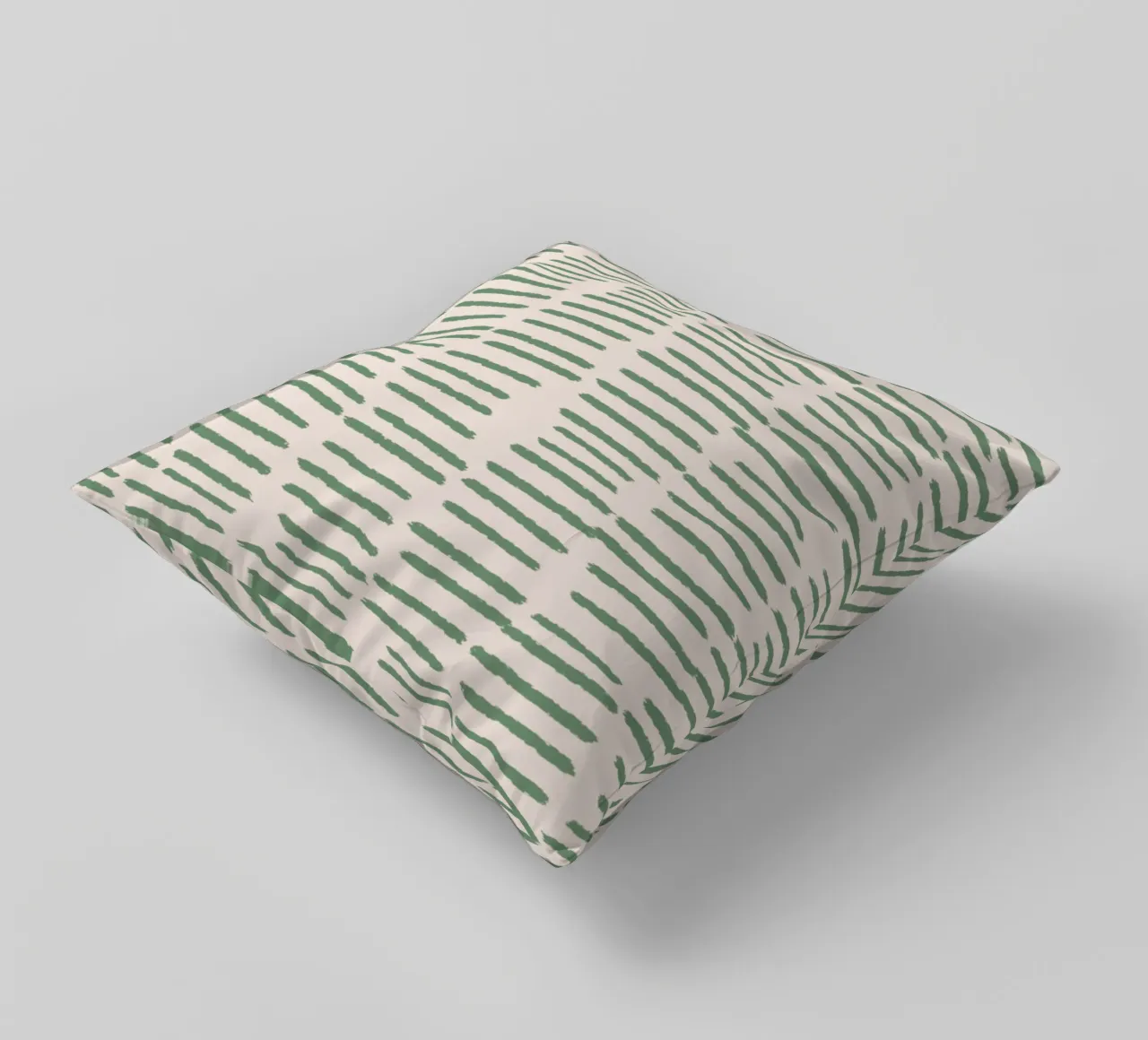 Strisce organiche a pennello - Salvia astratta minimalista boho cuscino da susanacosta
