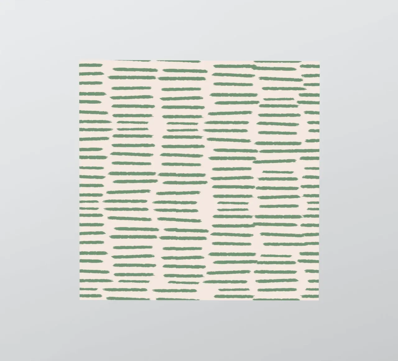 Organic Brushstroke Stripes - Minimalist Boho Abstract sage sticker by susanacosta