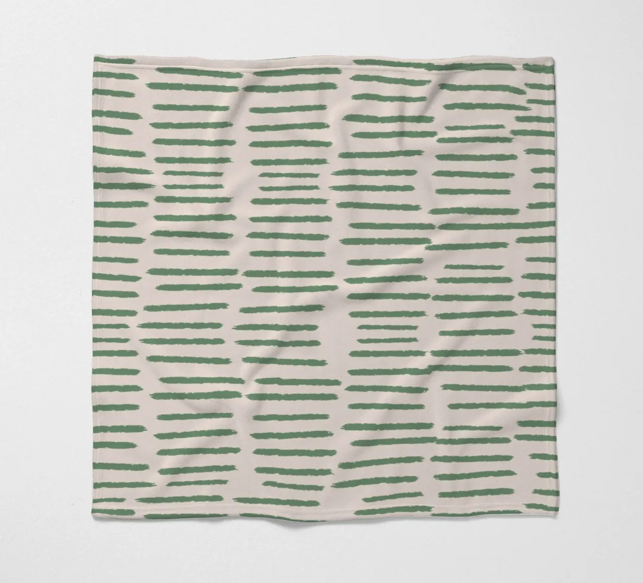 Organic Brushstroke Stripes - Minimalist Boho Abstract sage fleece blanket by susanacosta