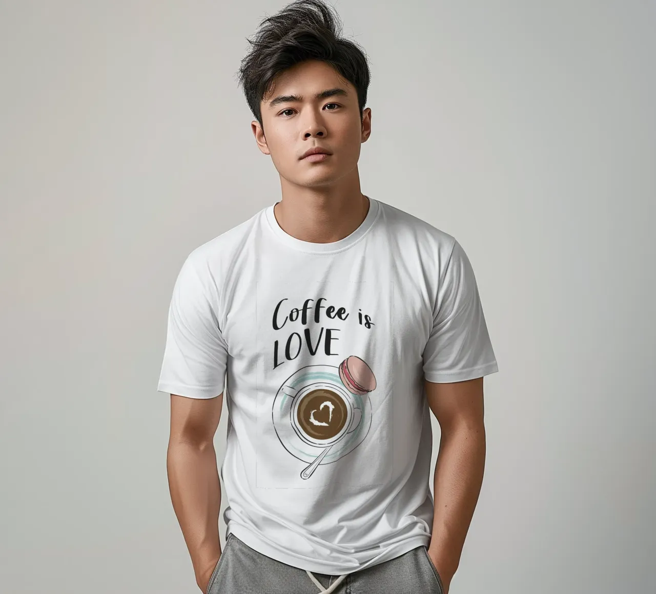 Il caffè è amore t-shirt da Martina