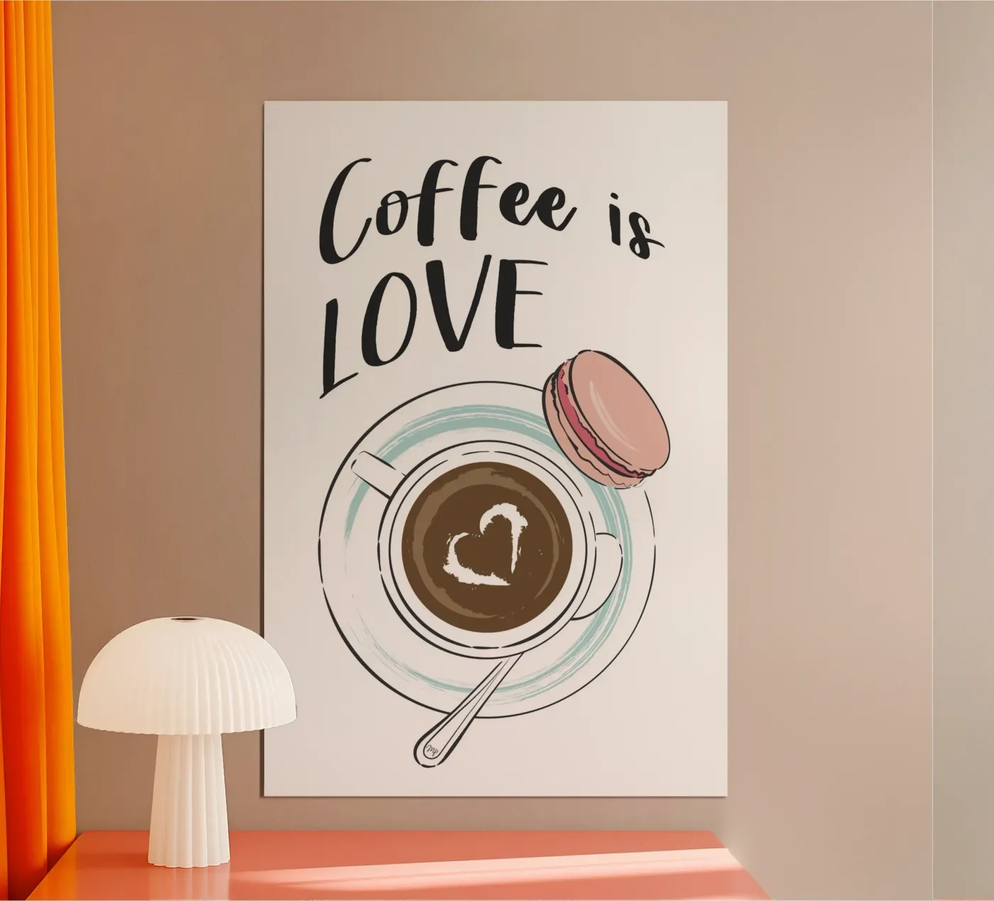 Coffee is Love poster de Martina