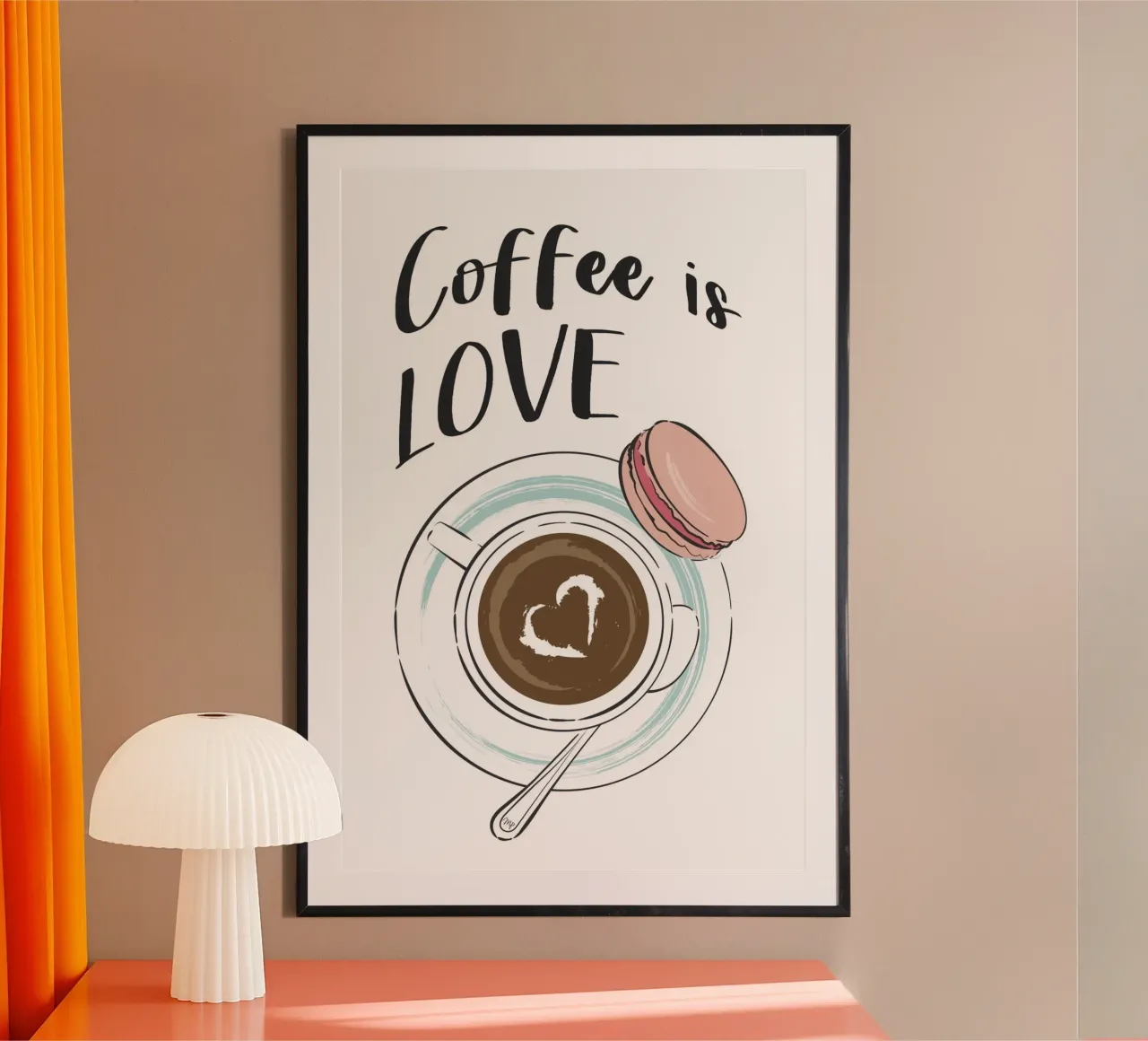 Il caffè è amore carta hahnemühle da Martina