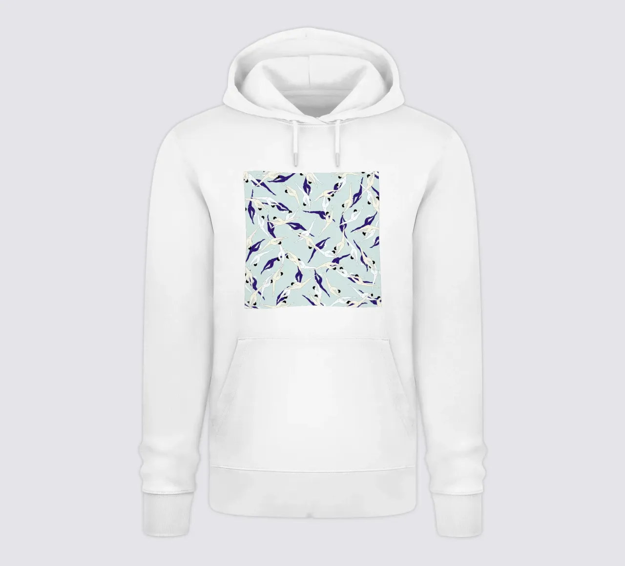 Split felpa con cappuccio da Ruei