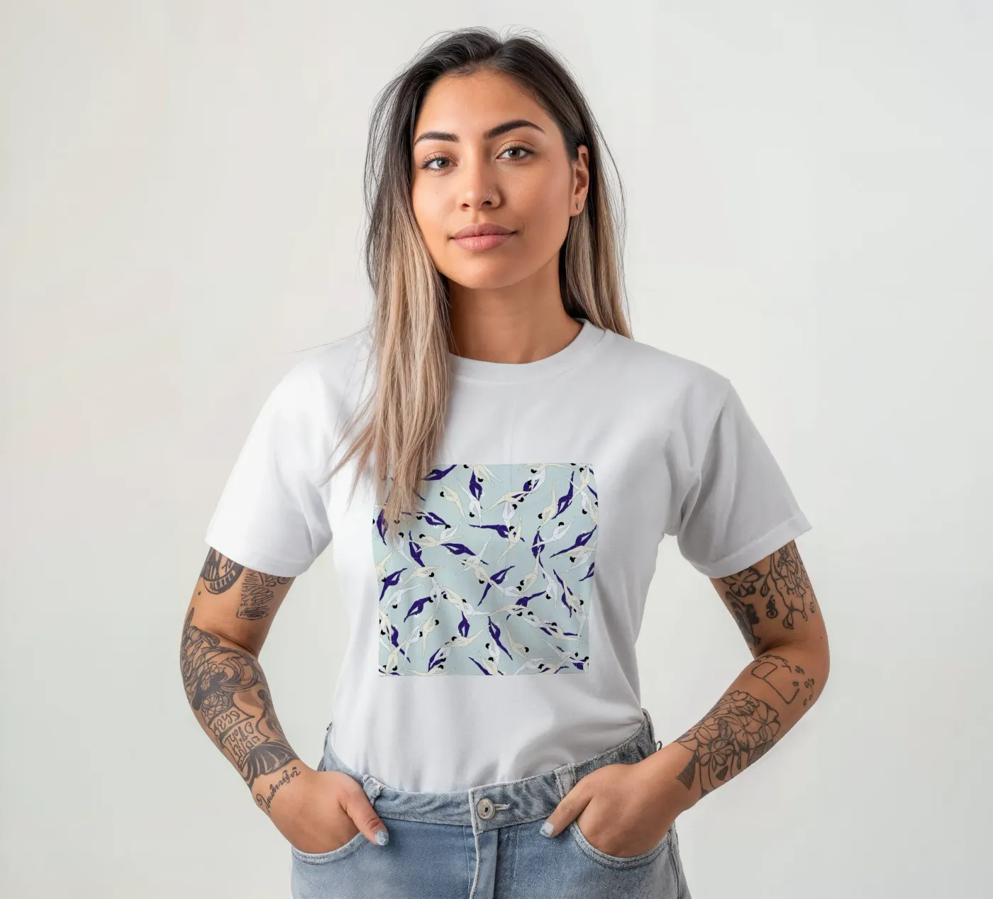 Split t-shirt by Ruei