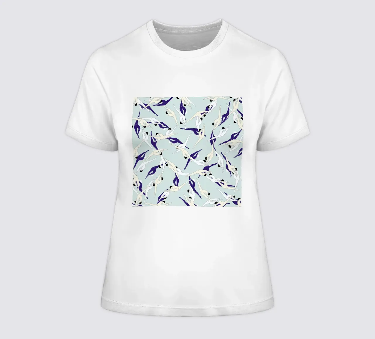 Split t-shirt da donna da Ruei