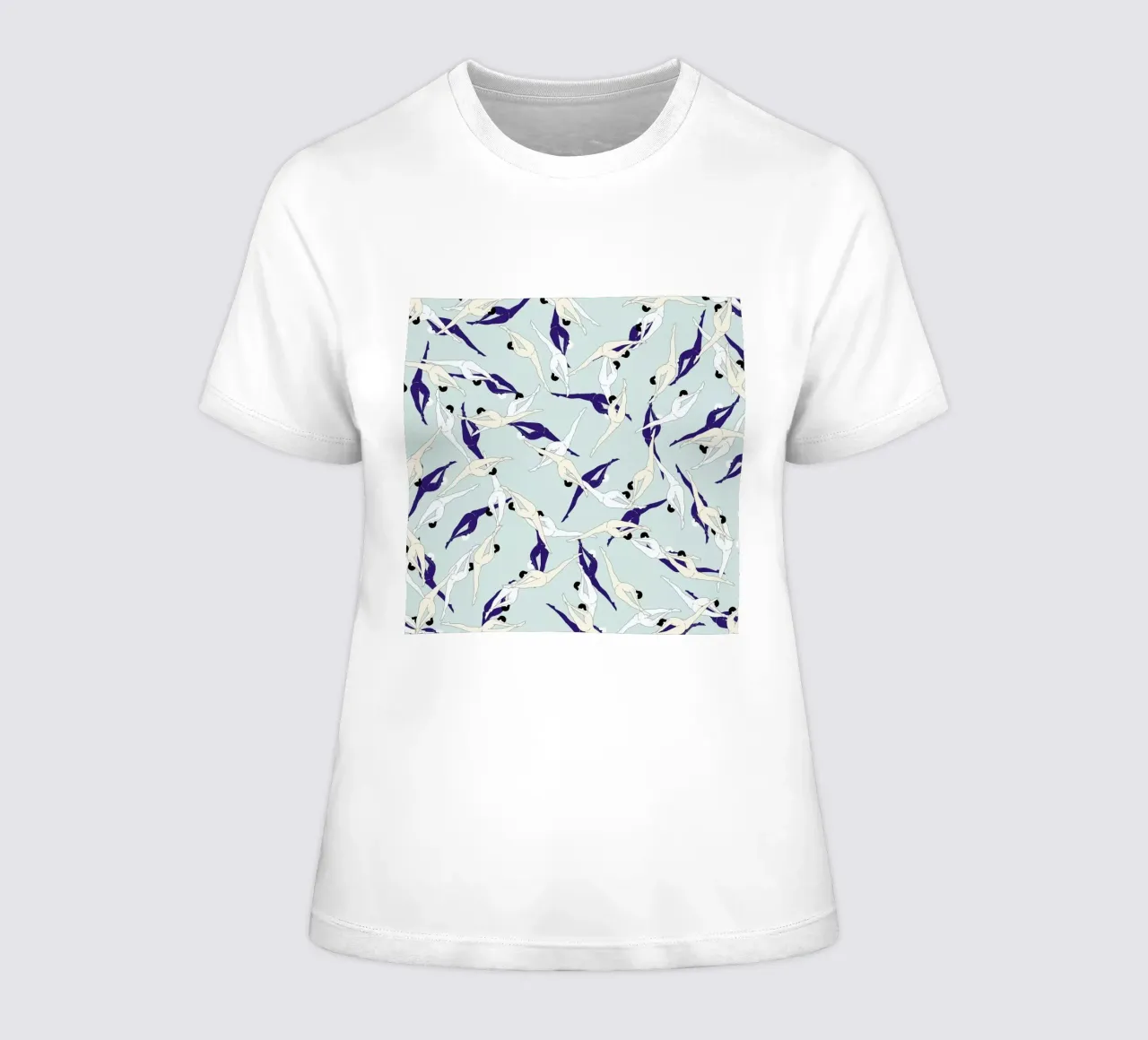 Split t-shirt da donna da Ruei