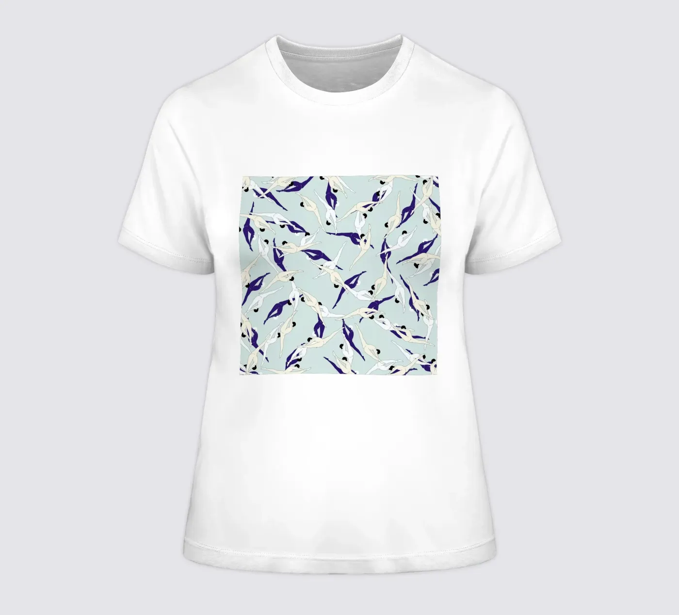 Split t-shirt da donna da Ruei