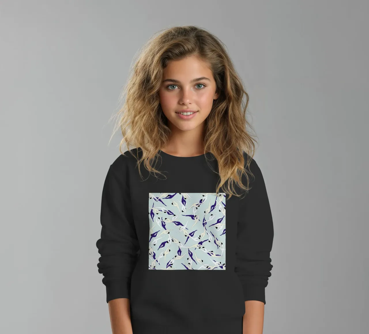 Split kinder sweatshirt van Ruei