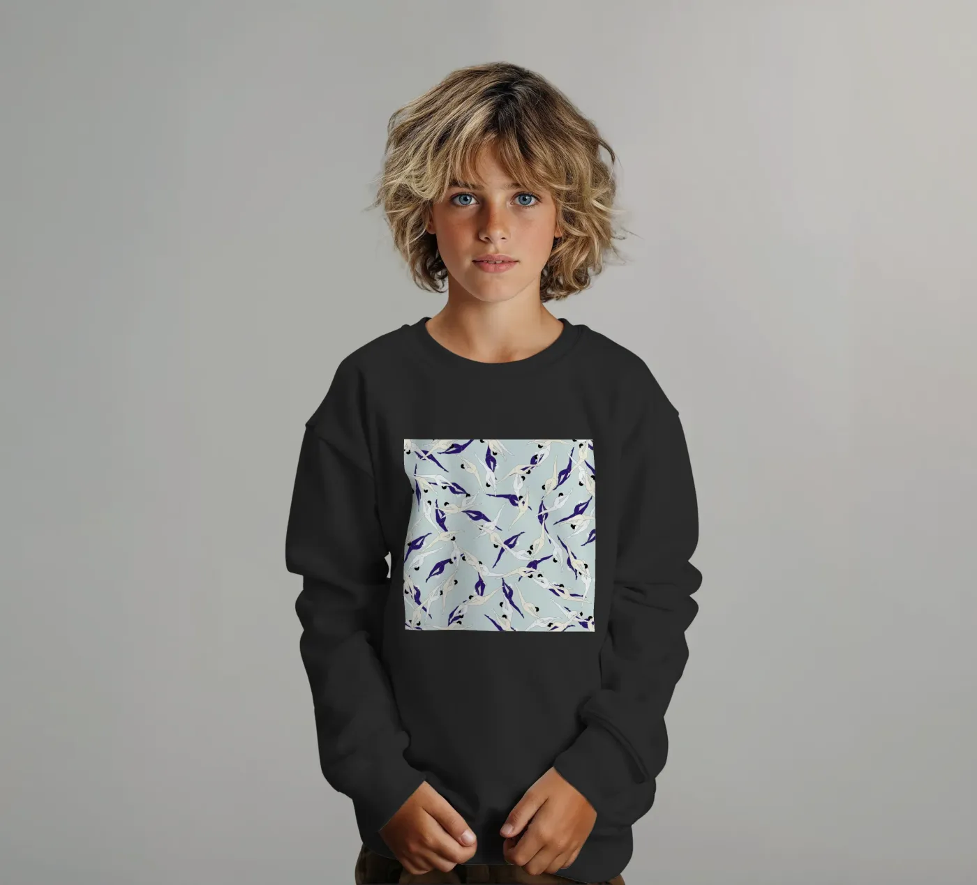 Split kinder sweatshirt van Ruei