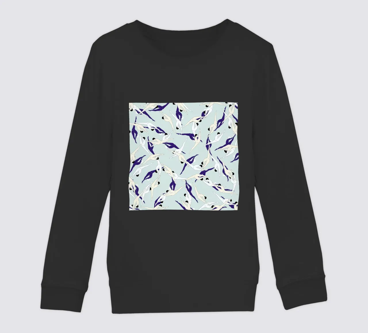 Split kinder sweatshirt van Ruei