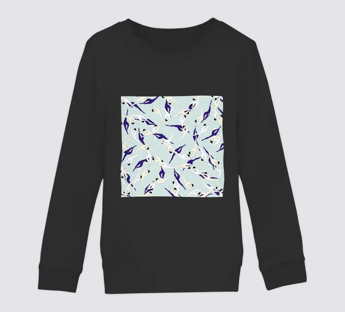 Split kinder sweatshirt van Ruei