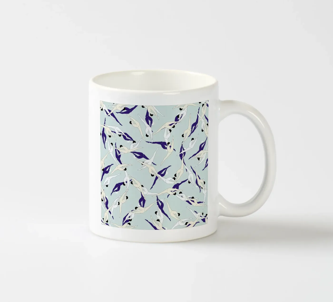 Split ceramic mug by Ruei