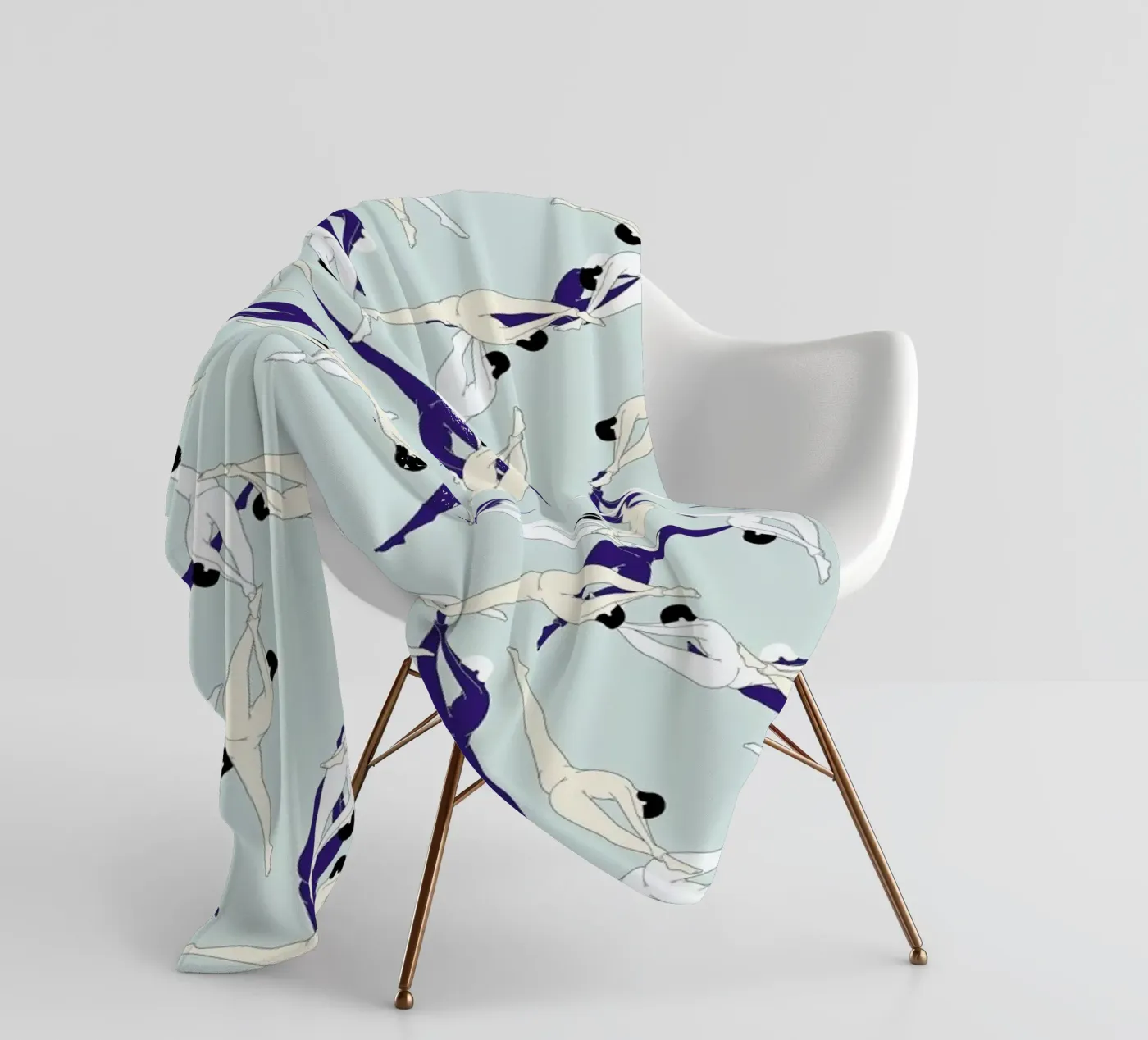 Split fleece blanket by Ruei