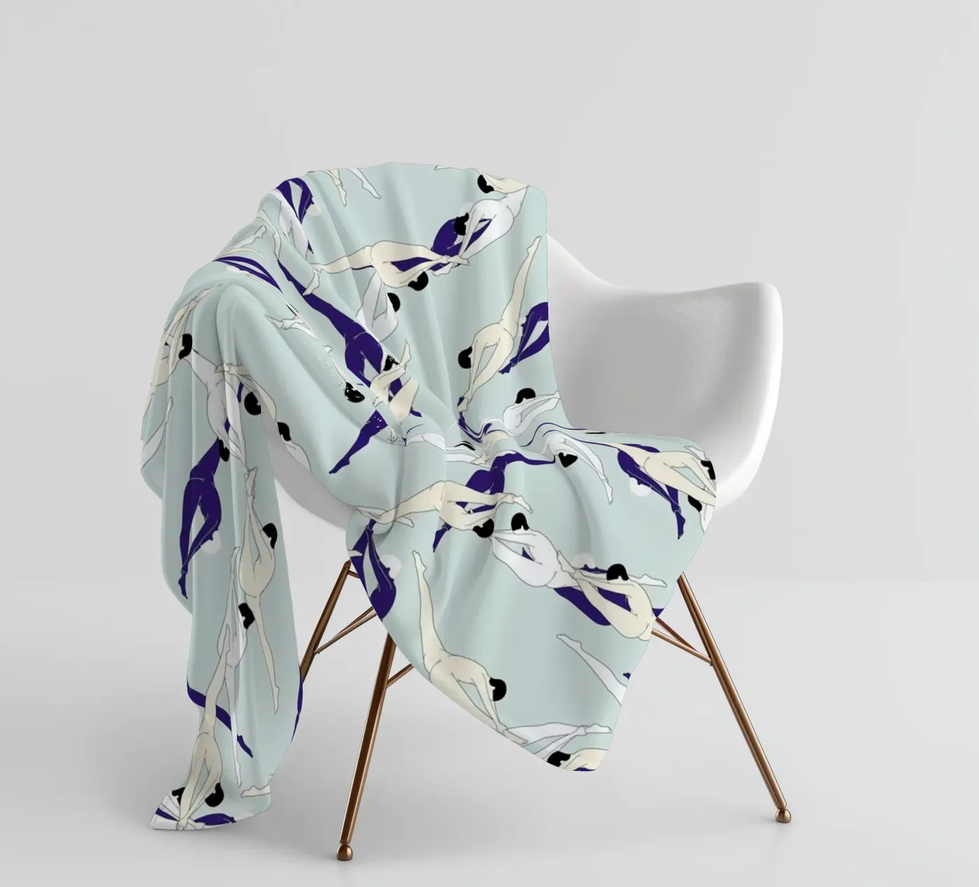 Split fleece blanket by Ruei