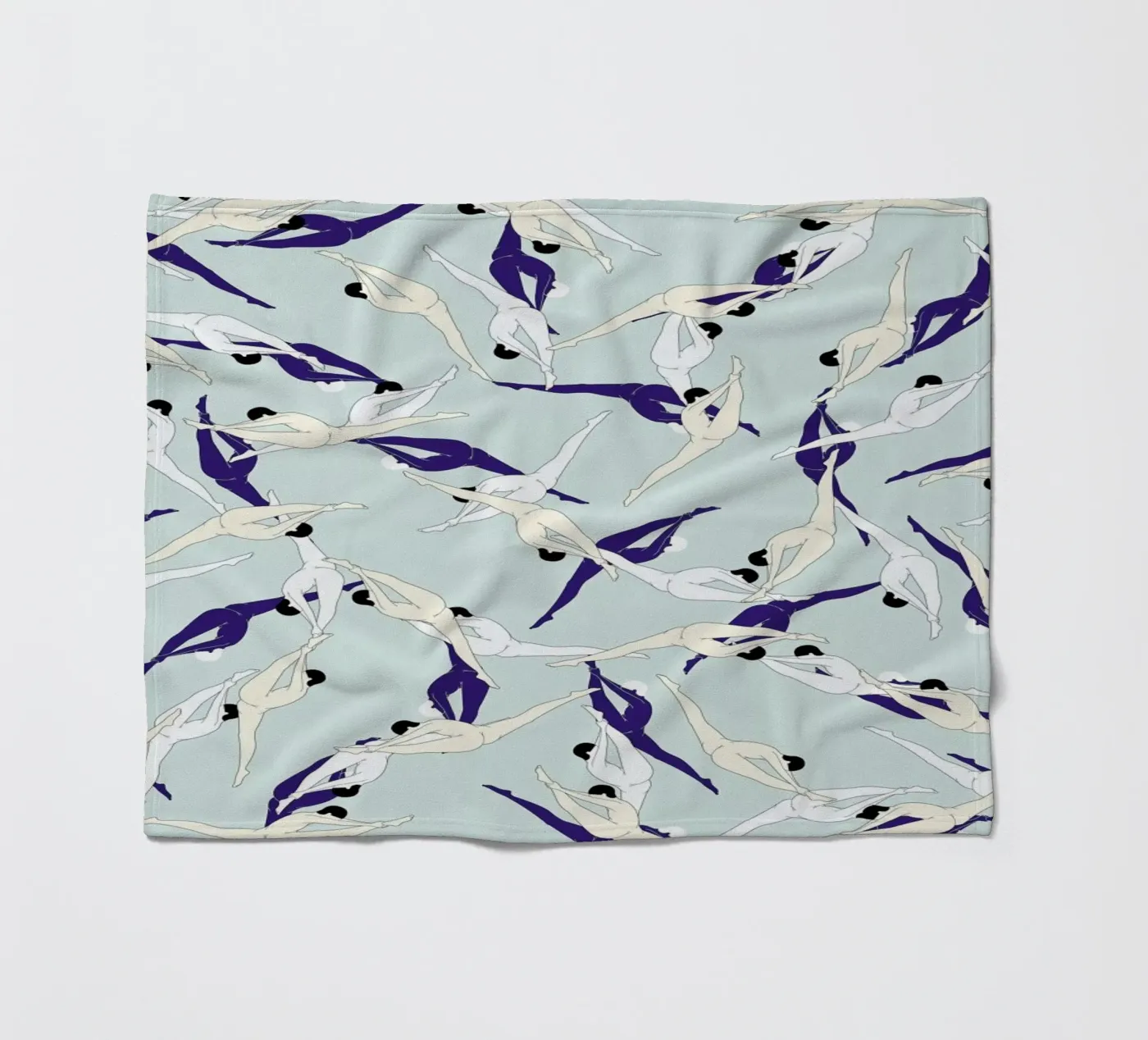 Split fleece blanket by Ruei