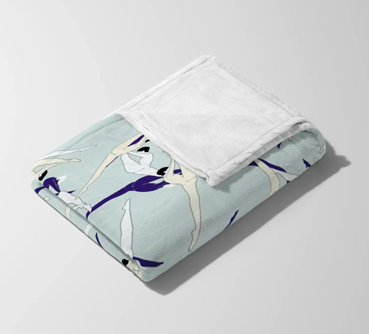 Split fleece blanket by Ruei