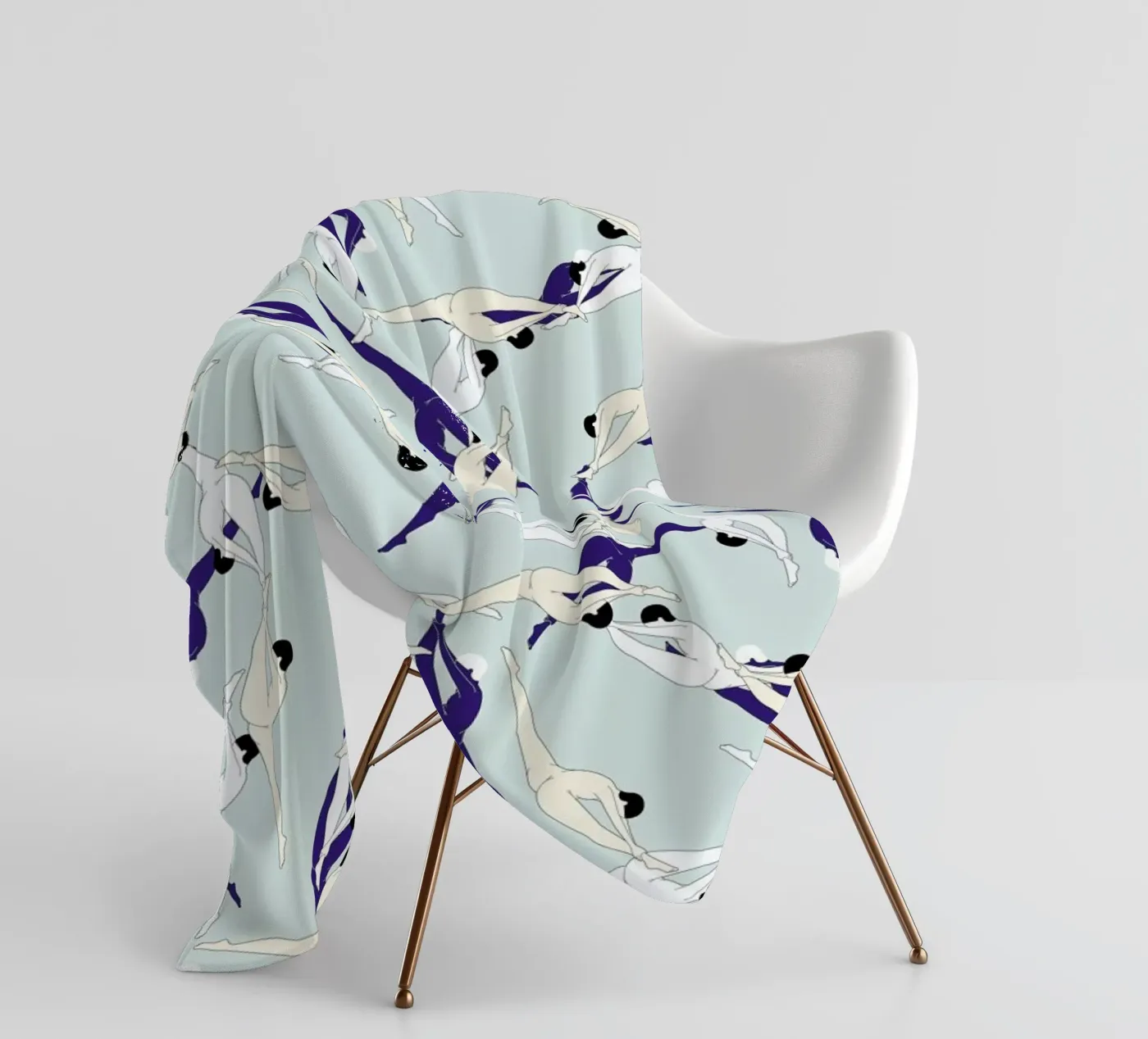 Split fleece blanket by Ruei