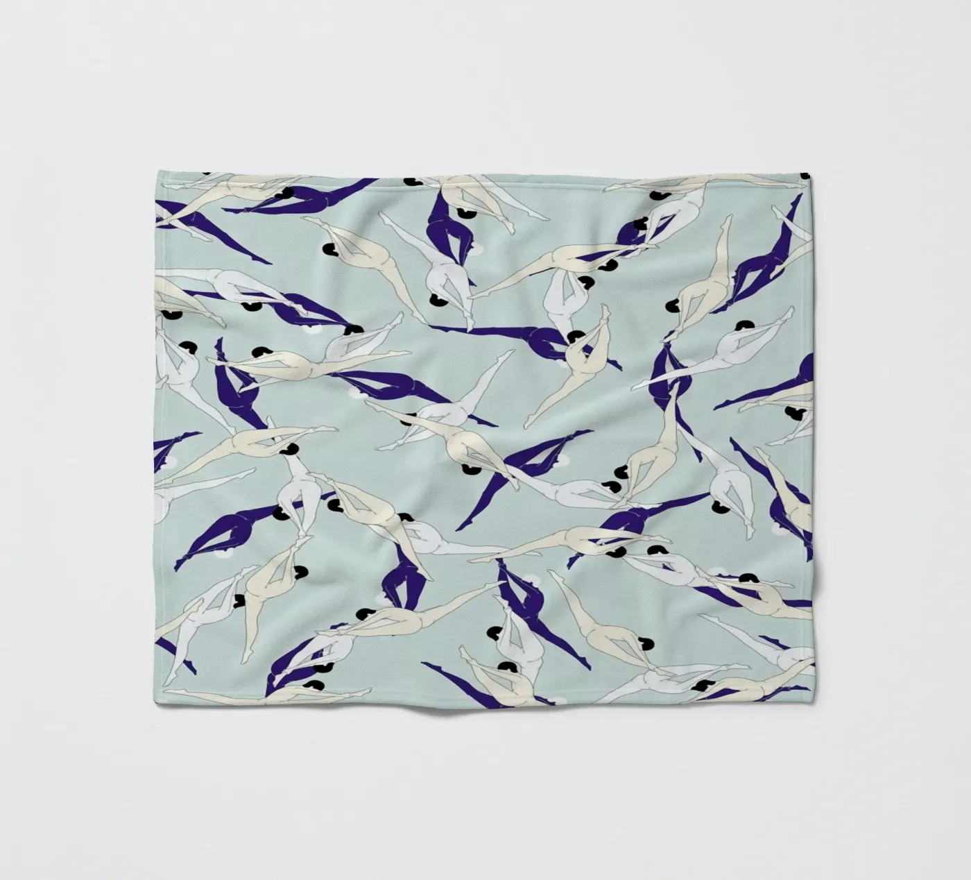 Split fleece blanket by Ruei
